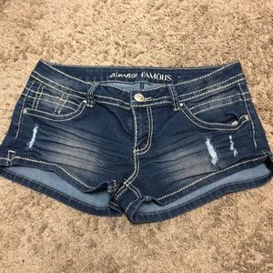 Almost Famous Distressed Denim Shorts Size 11